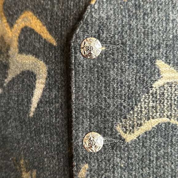 Pendleton Men’s Horse Themed wool vest XL Yellowstone - Picture 4 of 8